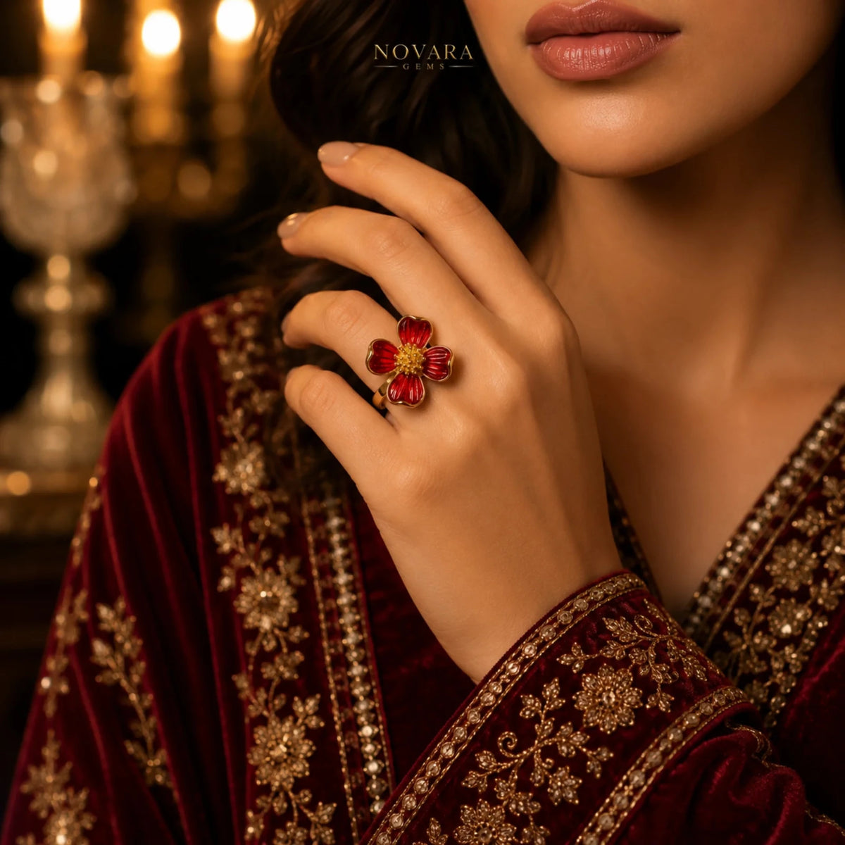 Fleur Éclat Bloom Ring
