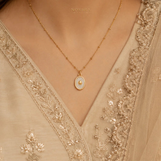 Pearl Tide Pendant Necklace