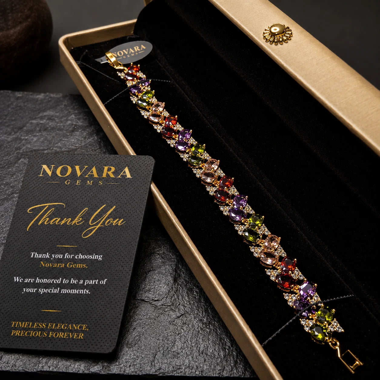 Virelle Prismatic Zircon Bracelet