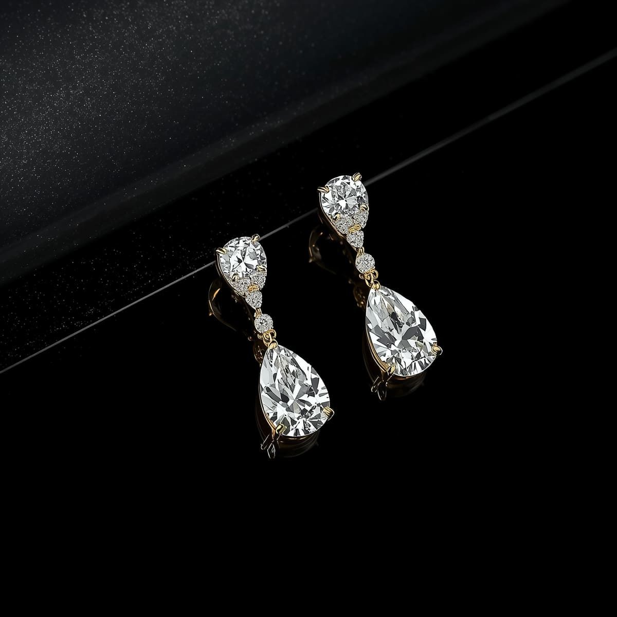 crystal drop Earrings