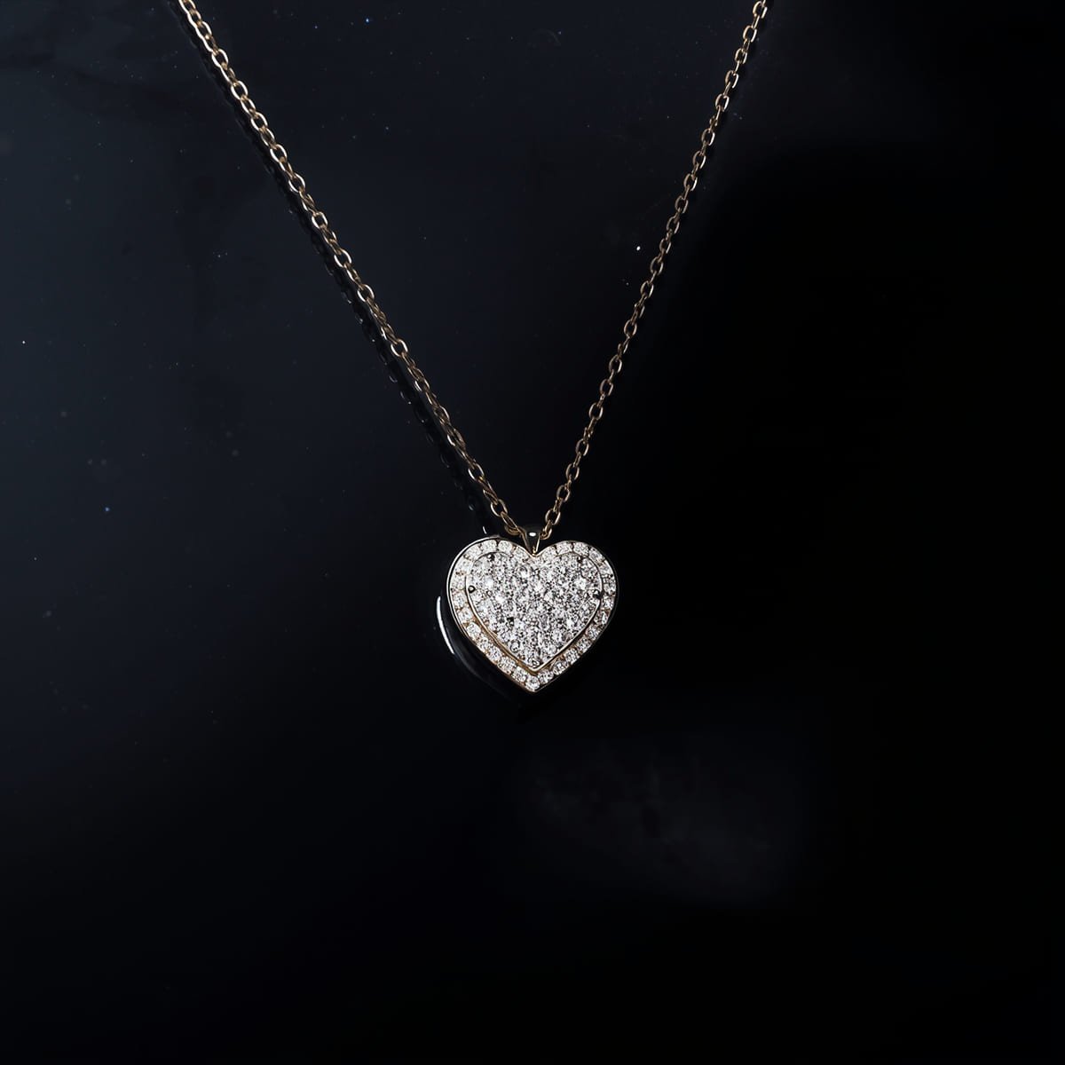 Celeste Heart Pendant Necklace
