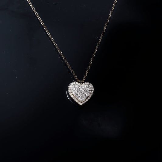 Celeste Heart Pendant Necklace
