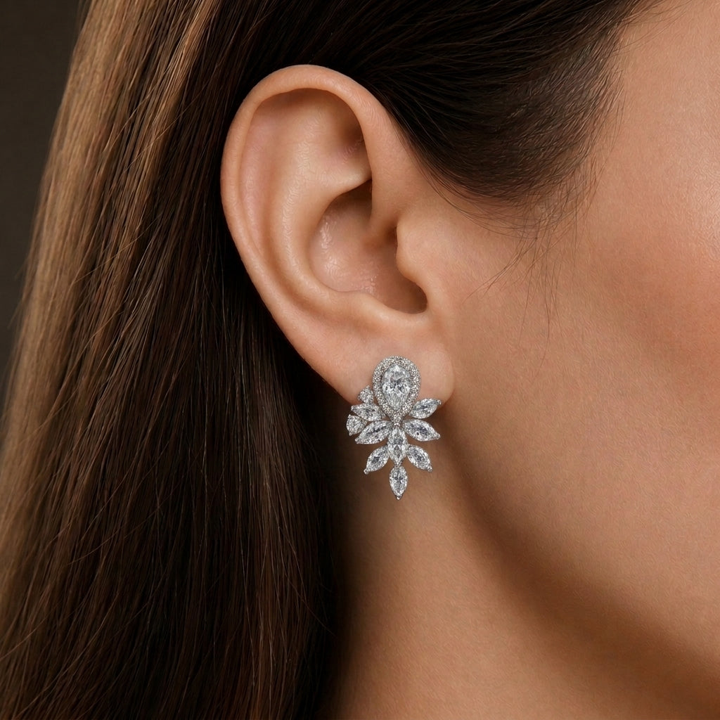 Amarante Floral Earrings