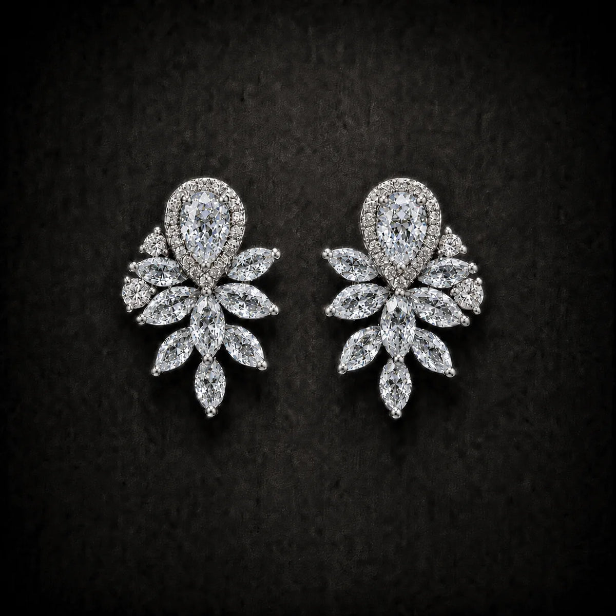 Amarante Floral Earrings
