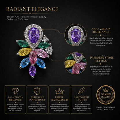 Amarante Floral Earrings