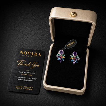 Amarante Floral Earrings
