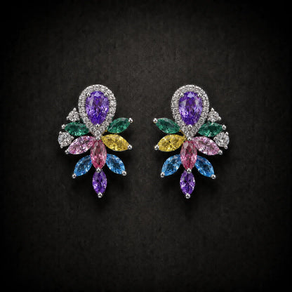 Amarante Floral Earrings