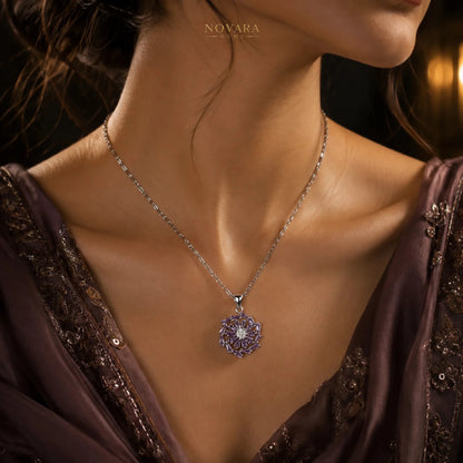 Amethyst Bloom Necklace