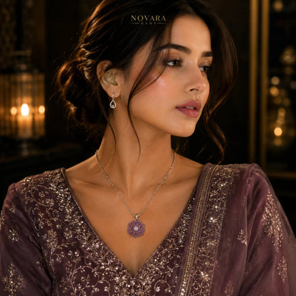Amethyst Bloom Necklace