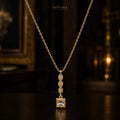 Auric Crystal Drop Necklace