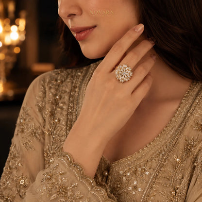 Aurora Celeste Statement Ring