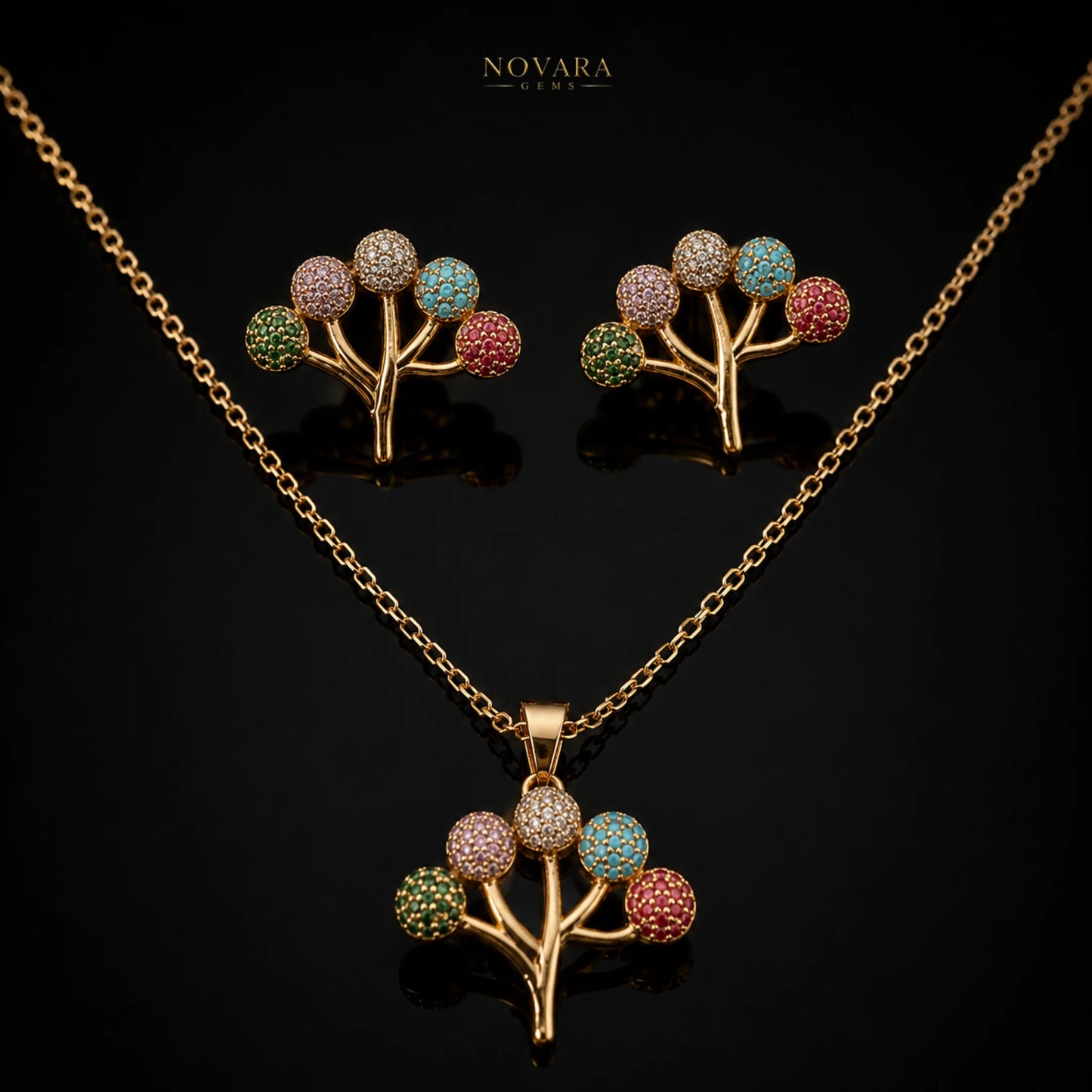 Aurora Garden Jewelry Set