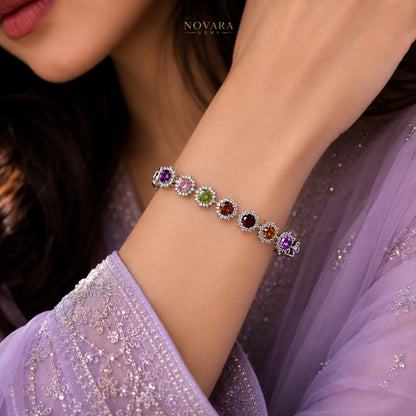 Aurora Silver Symphony Bracelet