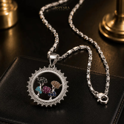 Aurora Tree of Life Necklace