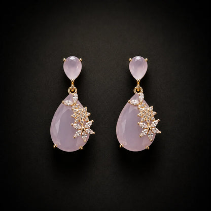 Avelisse Floral Teardrop Earrings