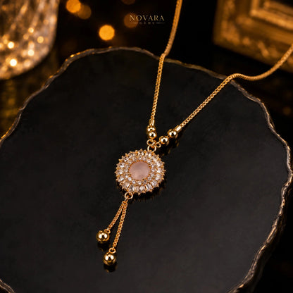 Imperial Ruby Tassel Necklace