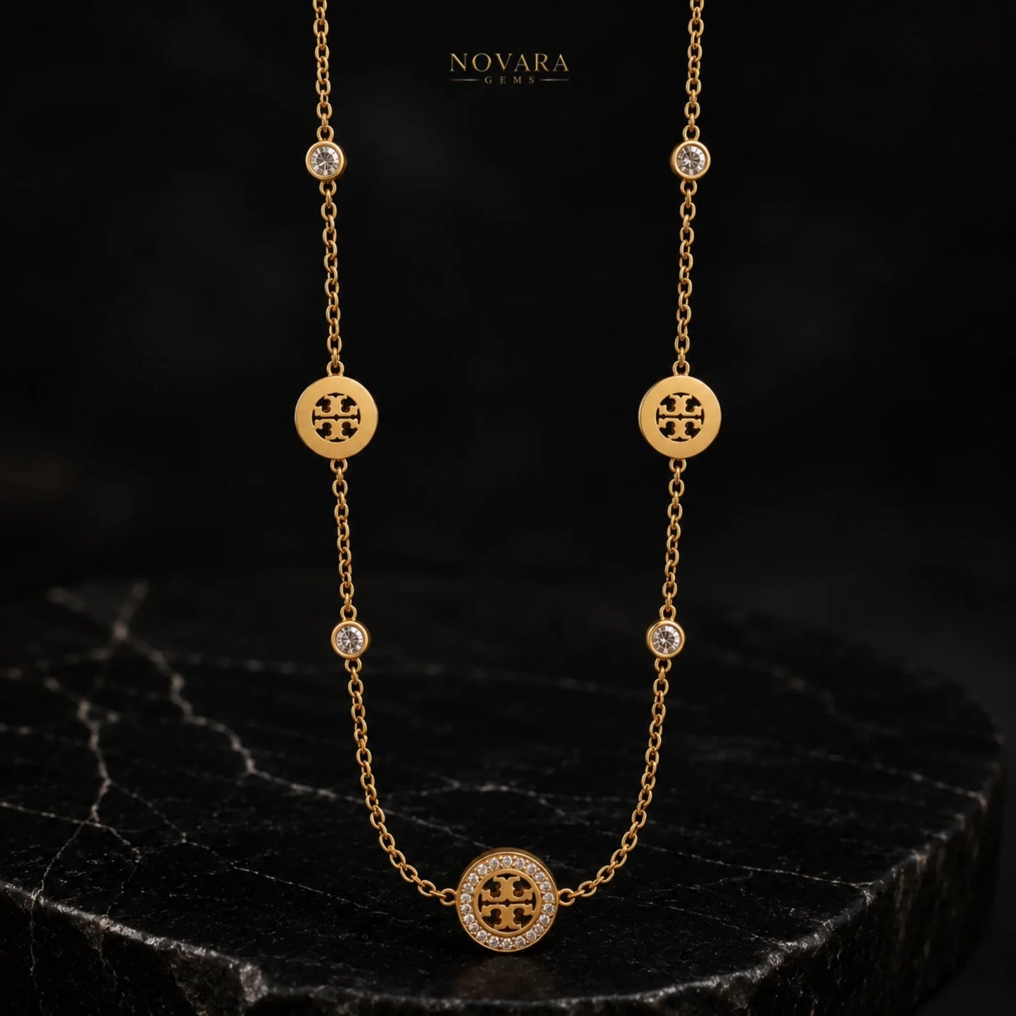 Celeste Medallion Necklace
