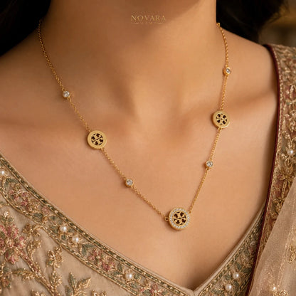 Celeste Medallion Necklace