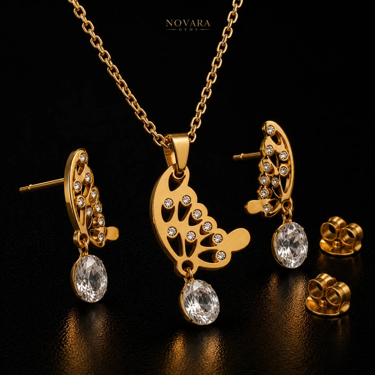 Celeste Papillon Jewelry Set