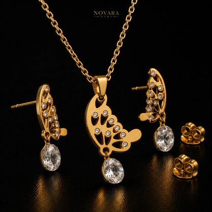 Celeste Papillon Jewelry Set