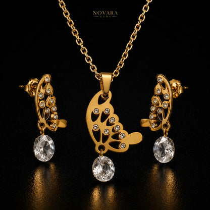 Celeste Papillon Jewelry Set