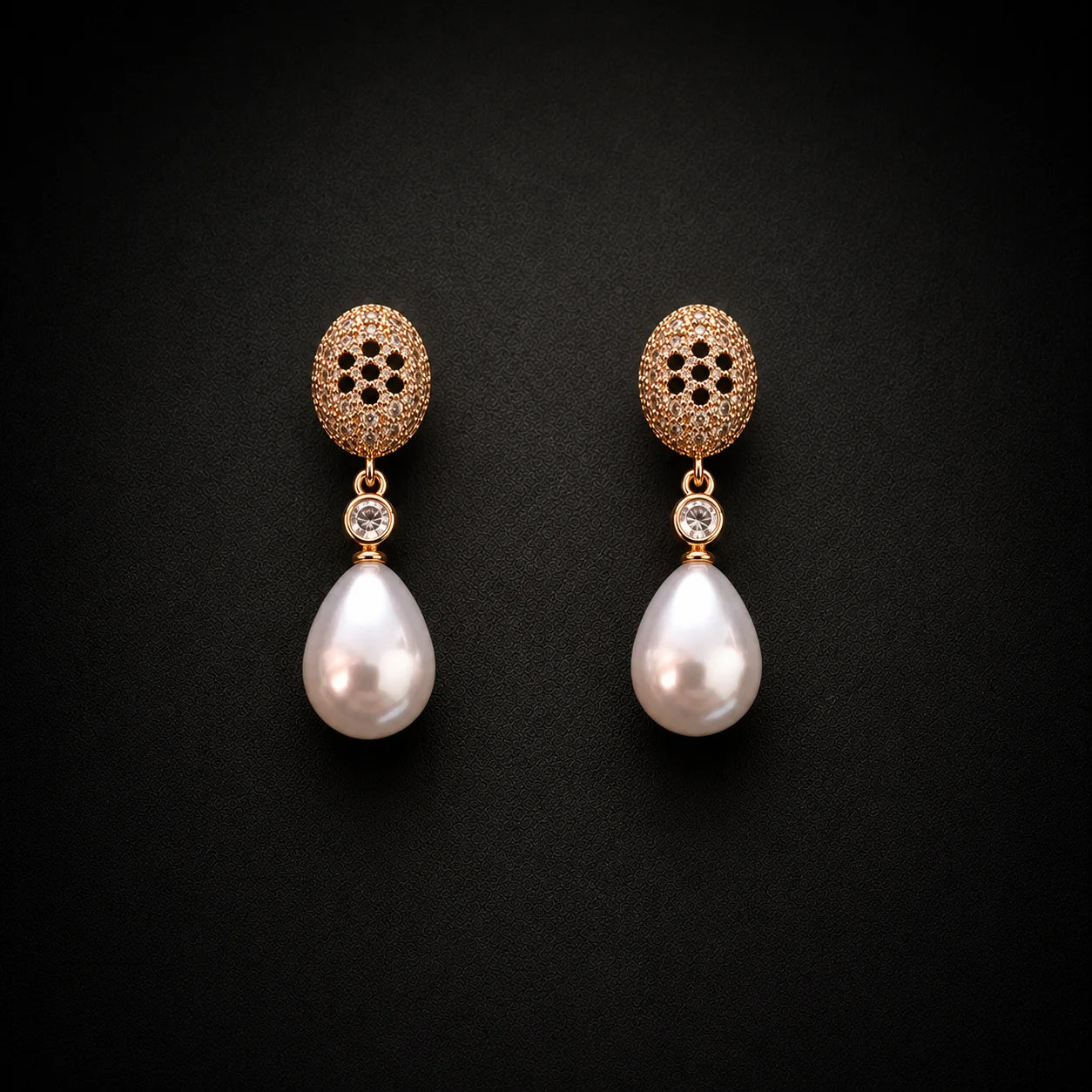 Celestia Pearl Drop Earrings