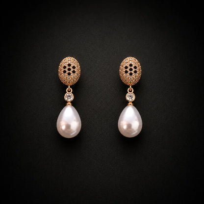 Celestia Pearl Drop Earrings