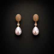 Celestia Pearl Drop Earrings