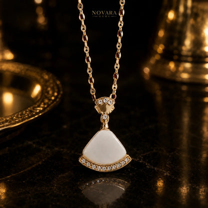 Celestial Ivory Pendant Necklace