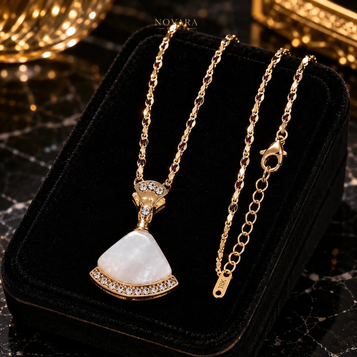 Celestial Ivory Pendant Necklace