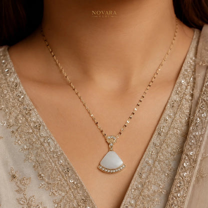 Celestial Ivory Pendant Necklace
