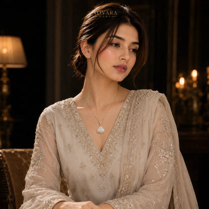 Celestial Ivory Pendant Necklace