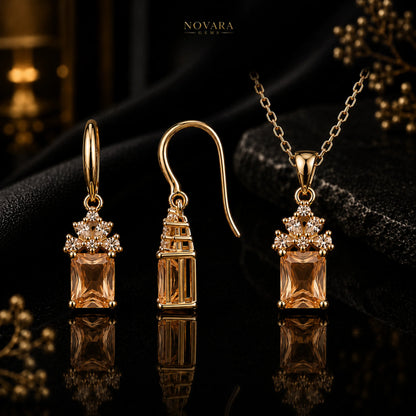 Midnight Royale Crystal Jewelry Set