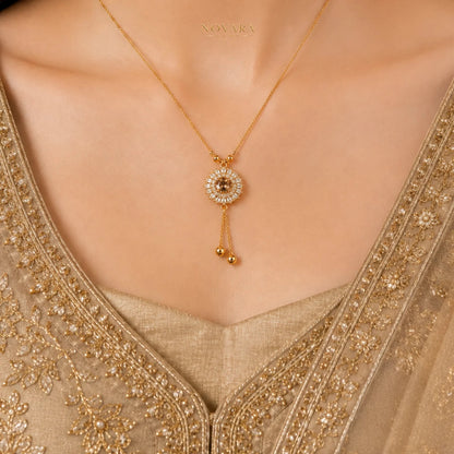 Imperial Ruby Tassel Necklace