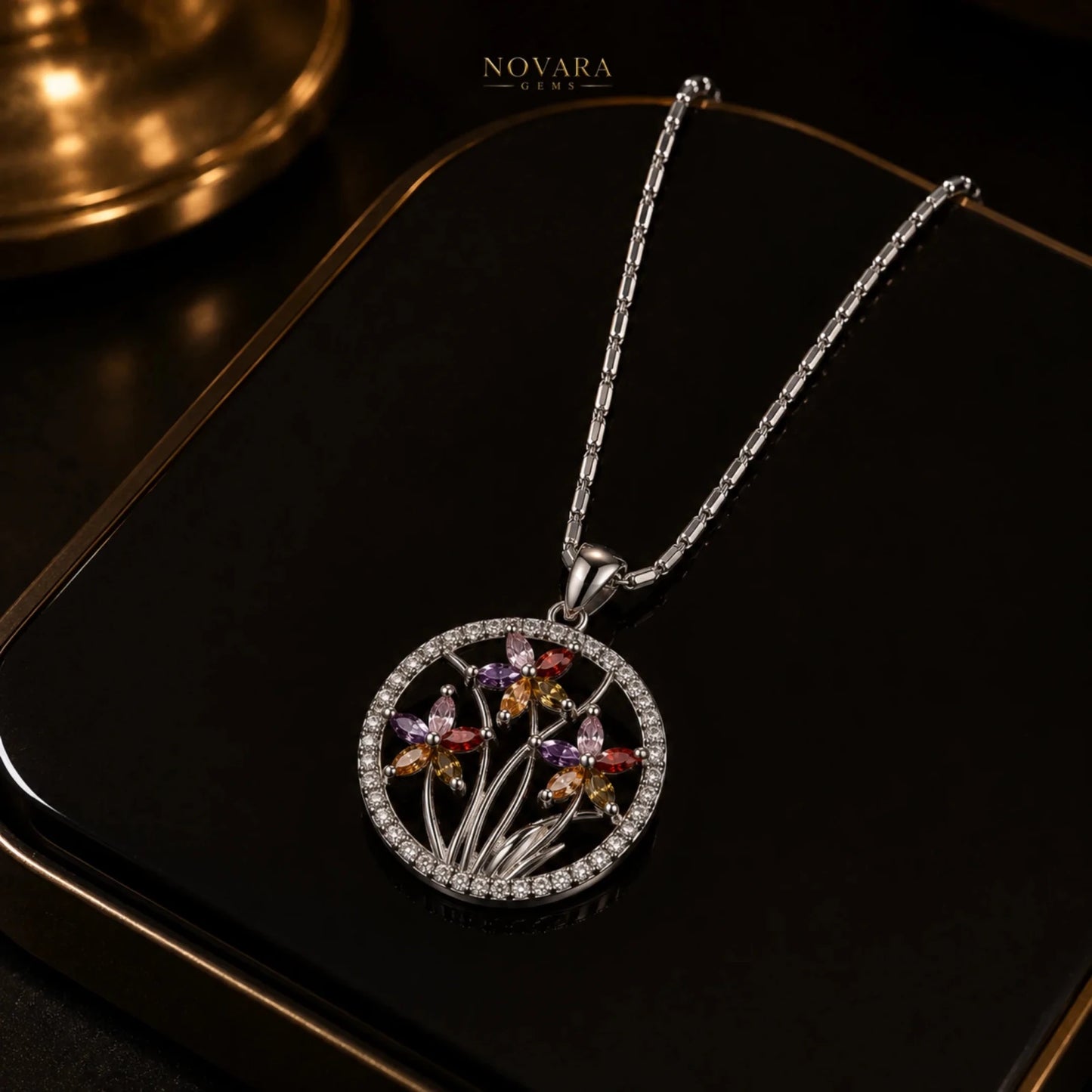 Elysian Garden Pendant Necklace
