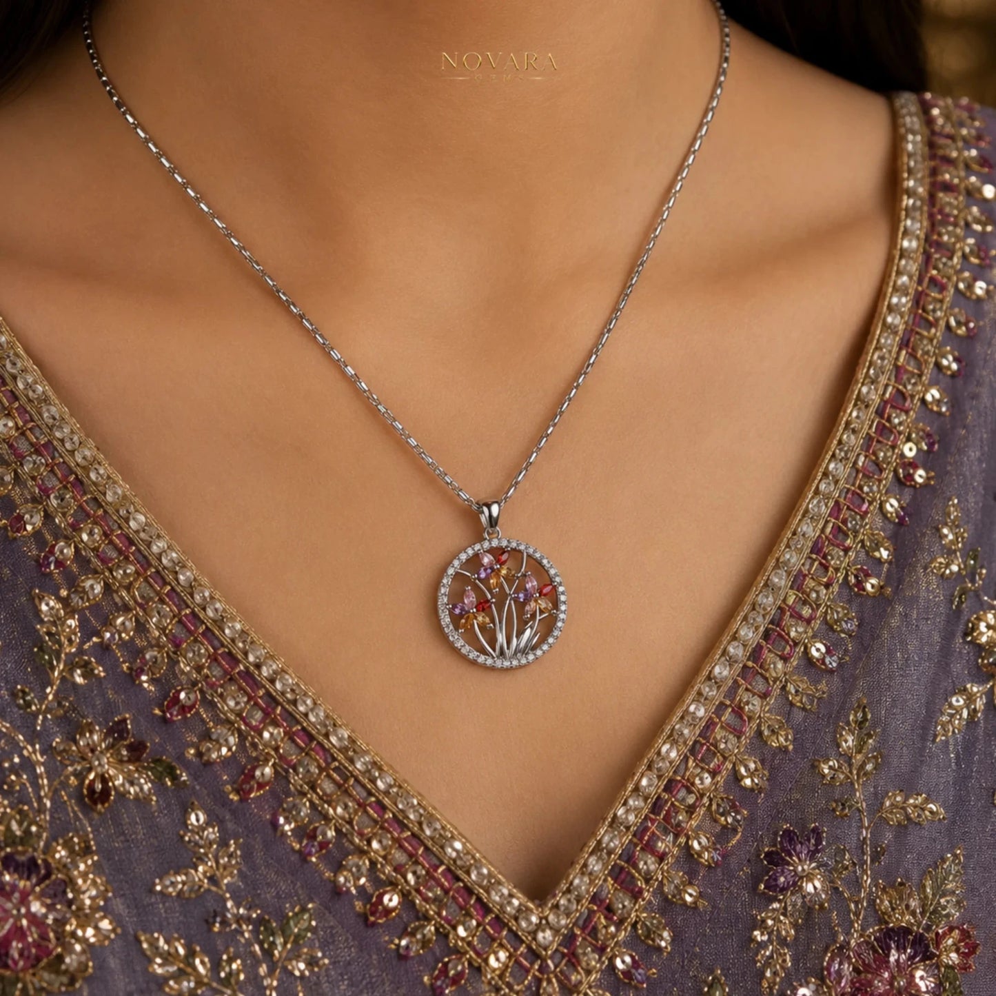 Elysian Garden Pendant Necklace