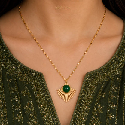 Emerald Solstice Necklace