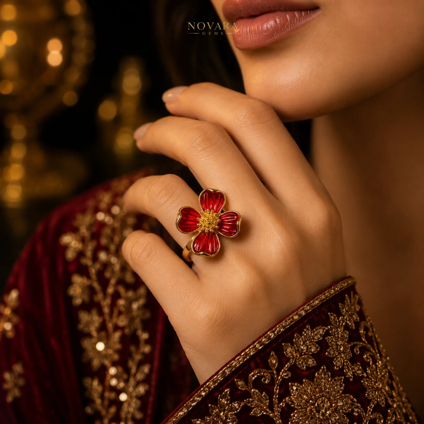 Fleur Éclat Bloom Ring