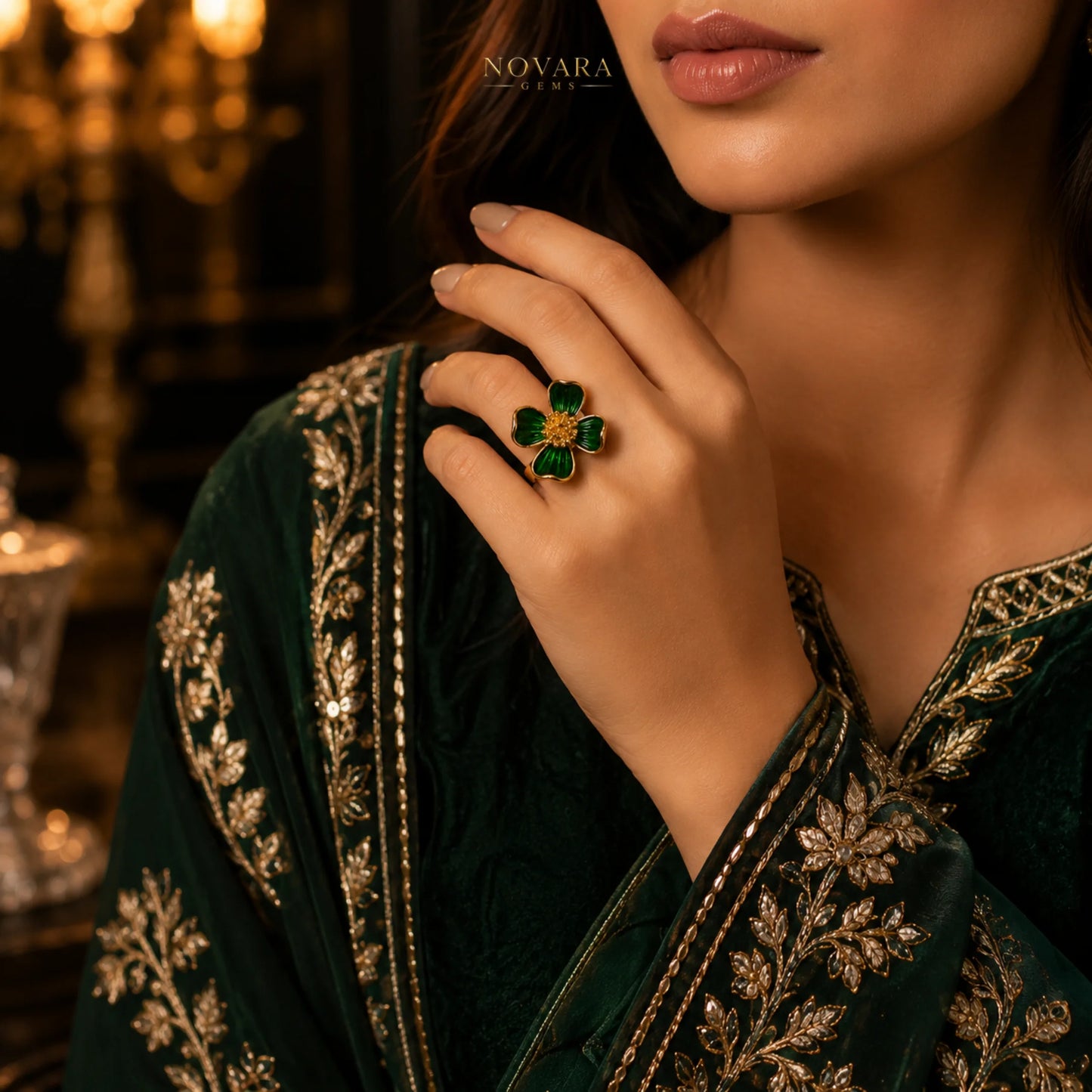 Fleur Éclat Bloom Ring