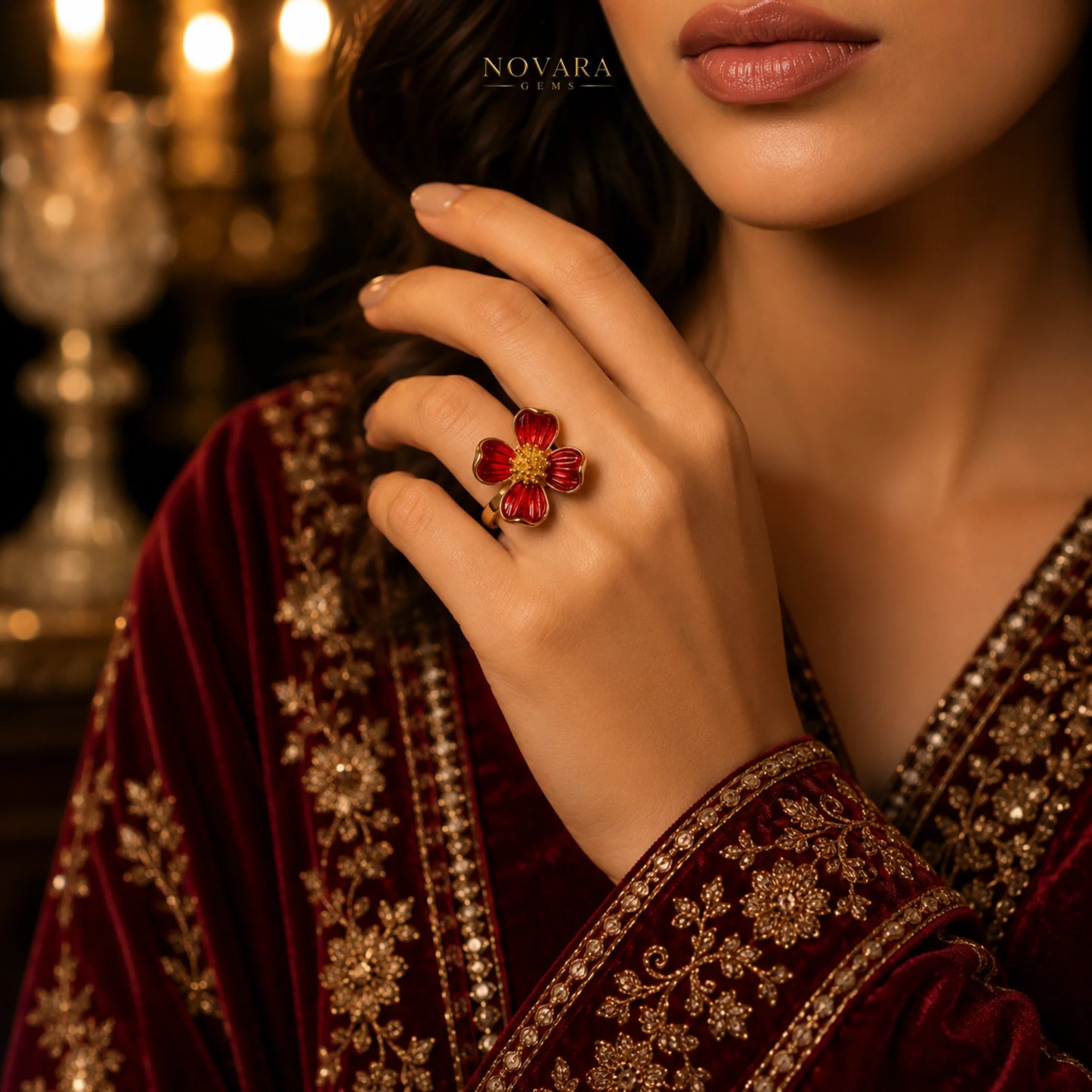 Fleur Éclat Bloom Ring
