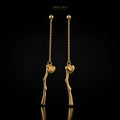 Aurelia Heart Drop Earrings