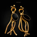 Imperia Noir Tassel Earrings