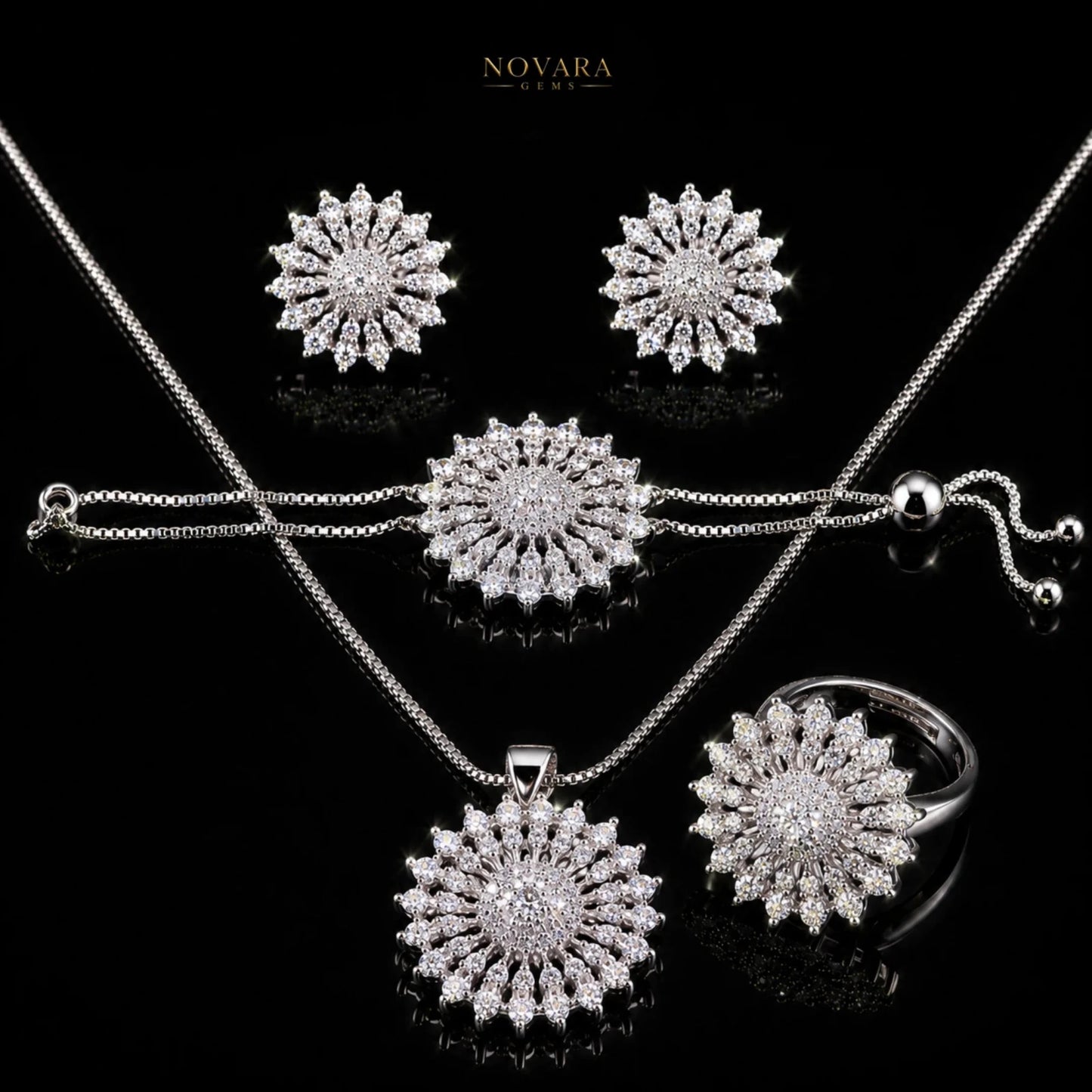 Imperia Snowflake Jewelry Set