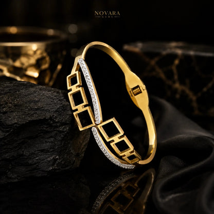 Imperial Geometry Crystal Bracelet