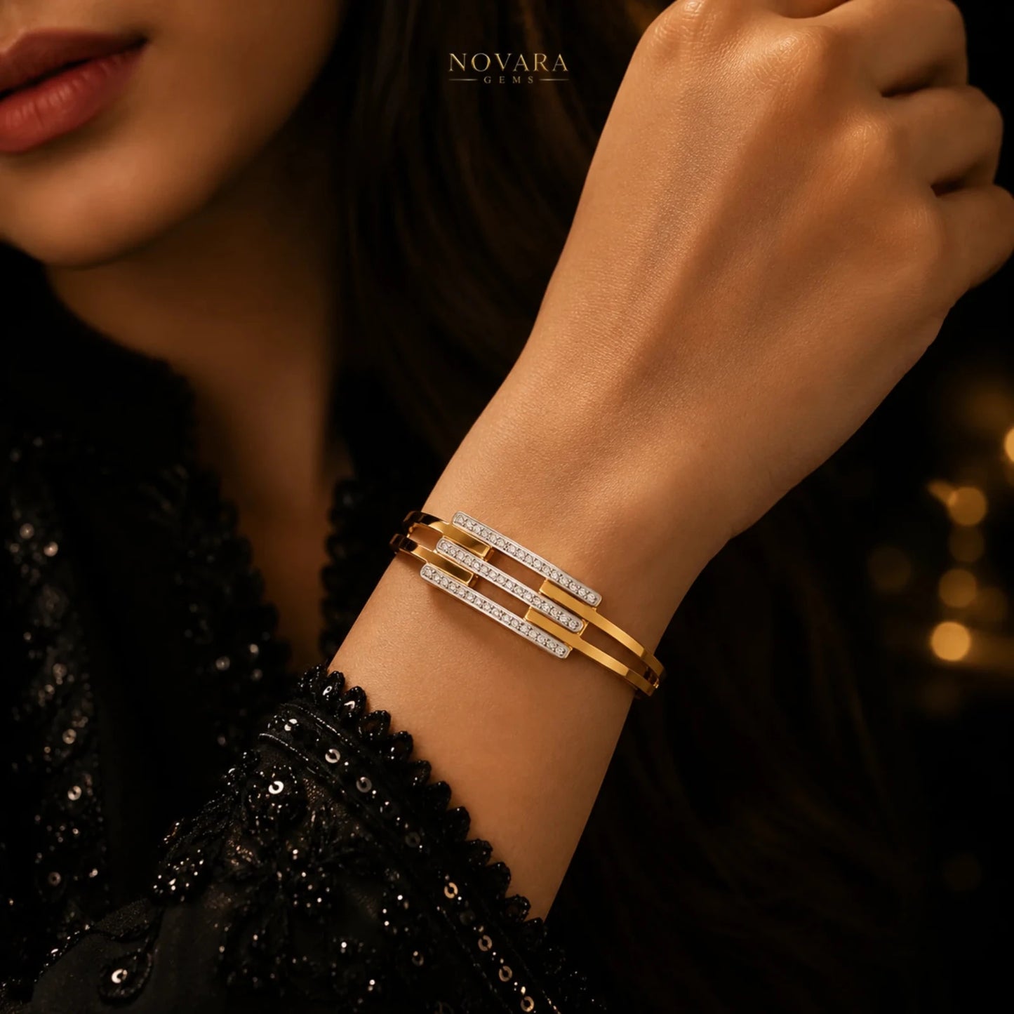 Imperial Radiance Crystal Bracelet