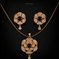 Midnight Blossom Jewelry Set