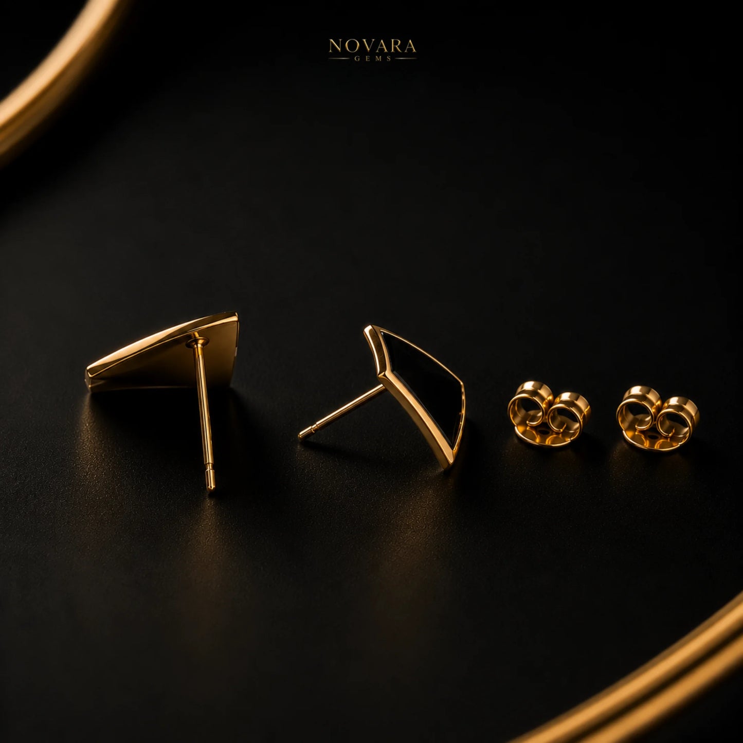 Monarch Ivory Stud Earrings