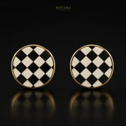 Monarch Noir Studs