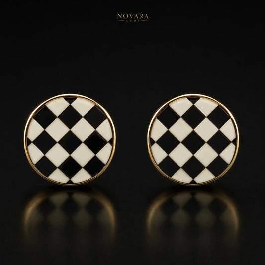 Monarch Noir Studs