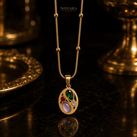 Imperial Mosaic Pendant Necklace